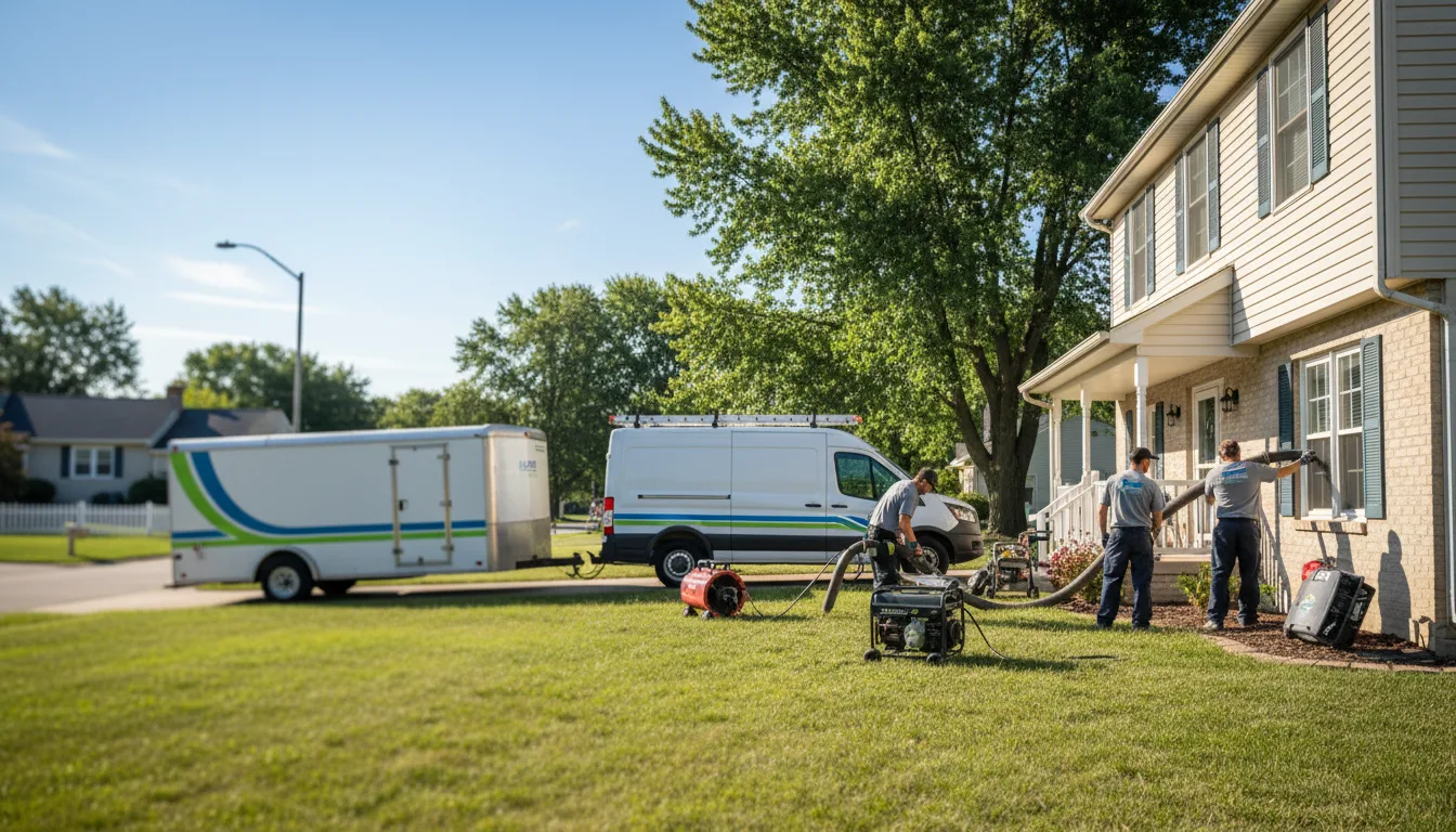 Flooded Basement Restoration And Cleanup With Repair in Denver, IA near me